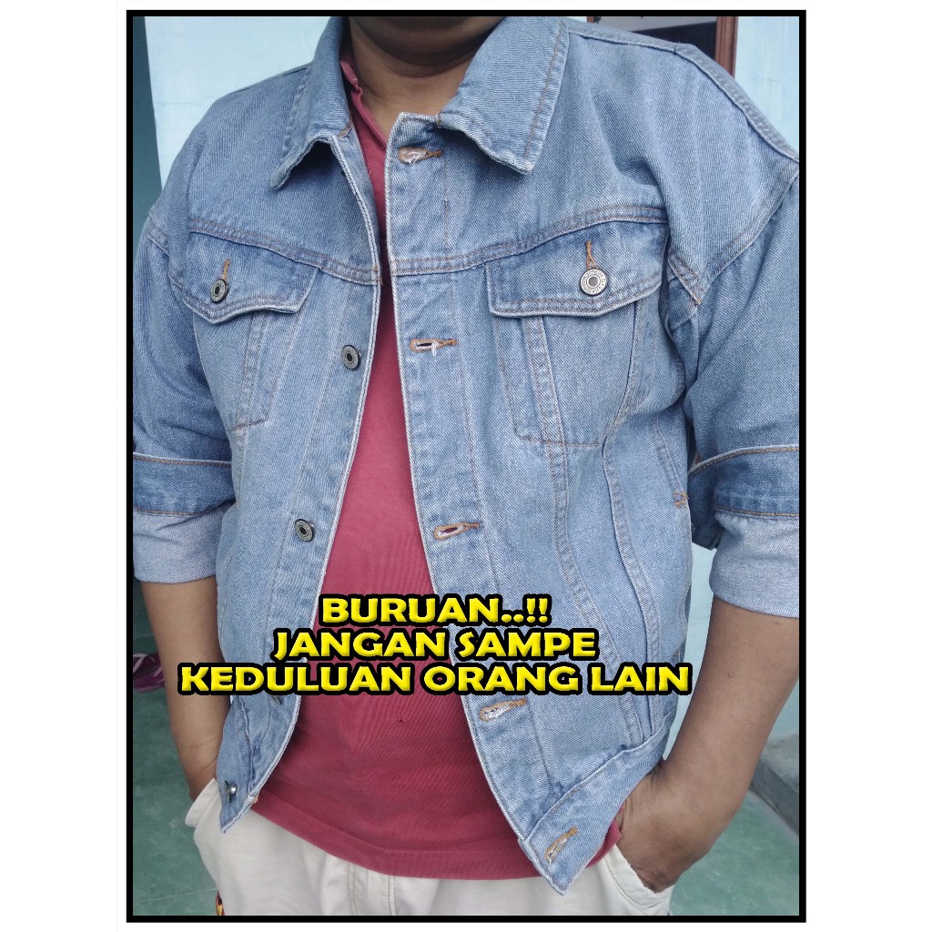 Jaket Jeans Import Original Istimewa Tebal Bersih Mulus NoNoda NoMinus Second