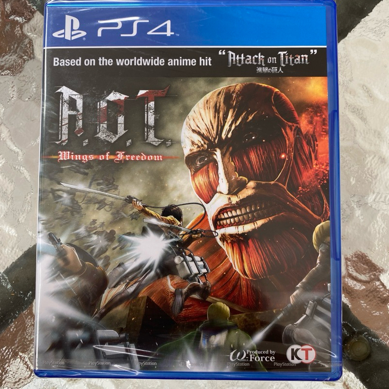 PS4 Attack on Titan Wings of Freedom AOT A.O.T BD Blu-Ray Kaset Game PS5