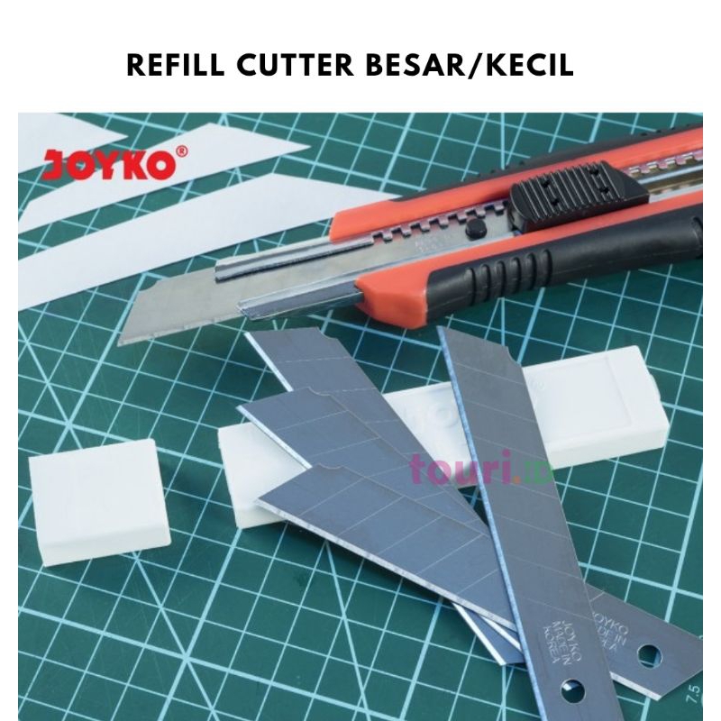 

Refill Cutter Besar Kecil Joyko / Isi Cutter Besar L-150 / Isi Cutter Kecil A-100