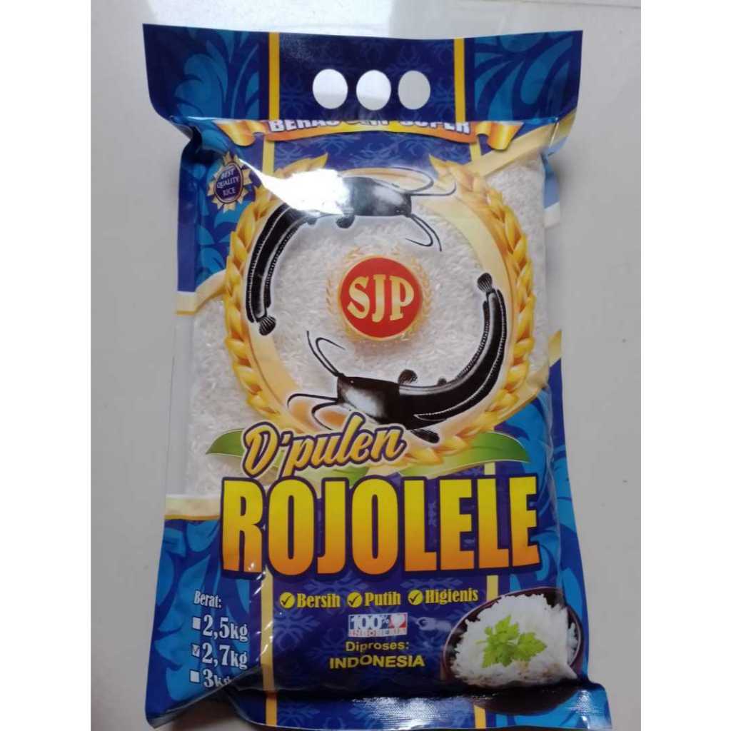 

Beras Rojolele 3kg/ Beras D'Pulen SJP/ Beras SJP Rojolele