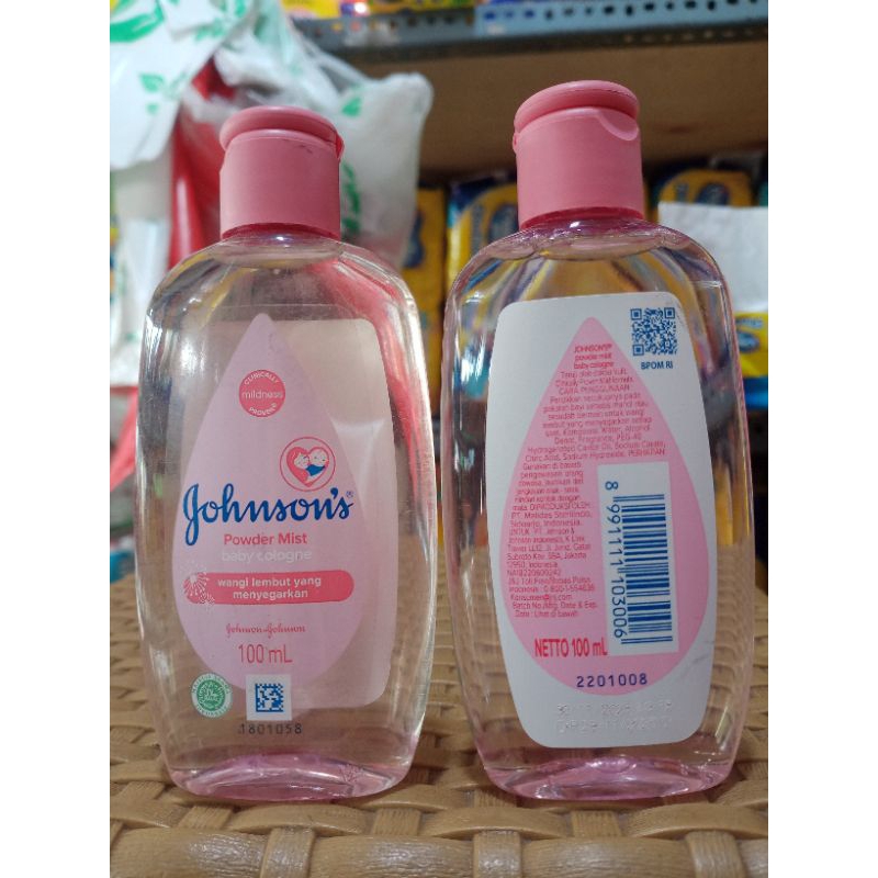 Johnson's  powder mist baby cologne 100ml