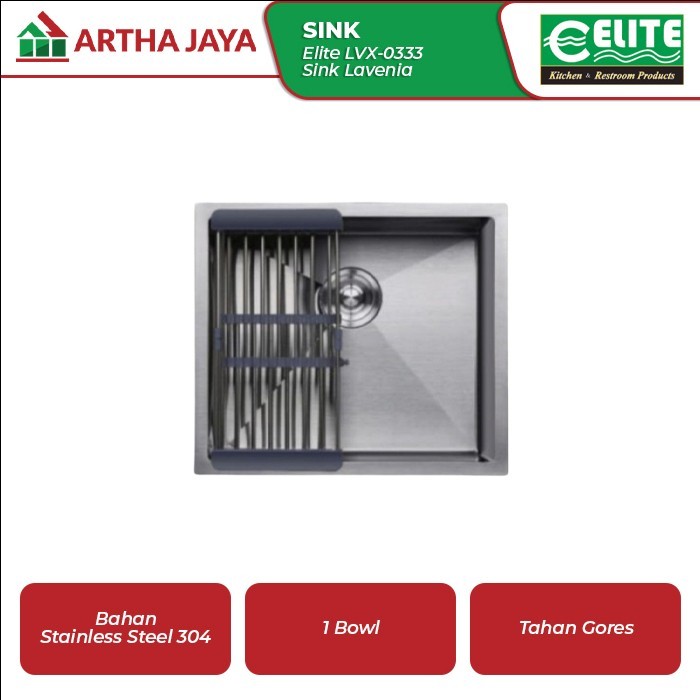 ELITE BAK CUCI PIRING KITCHEN SINK LVX-0333 SINK LAVENIA