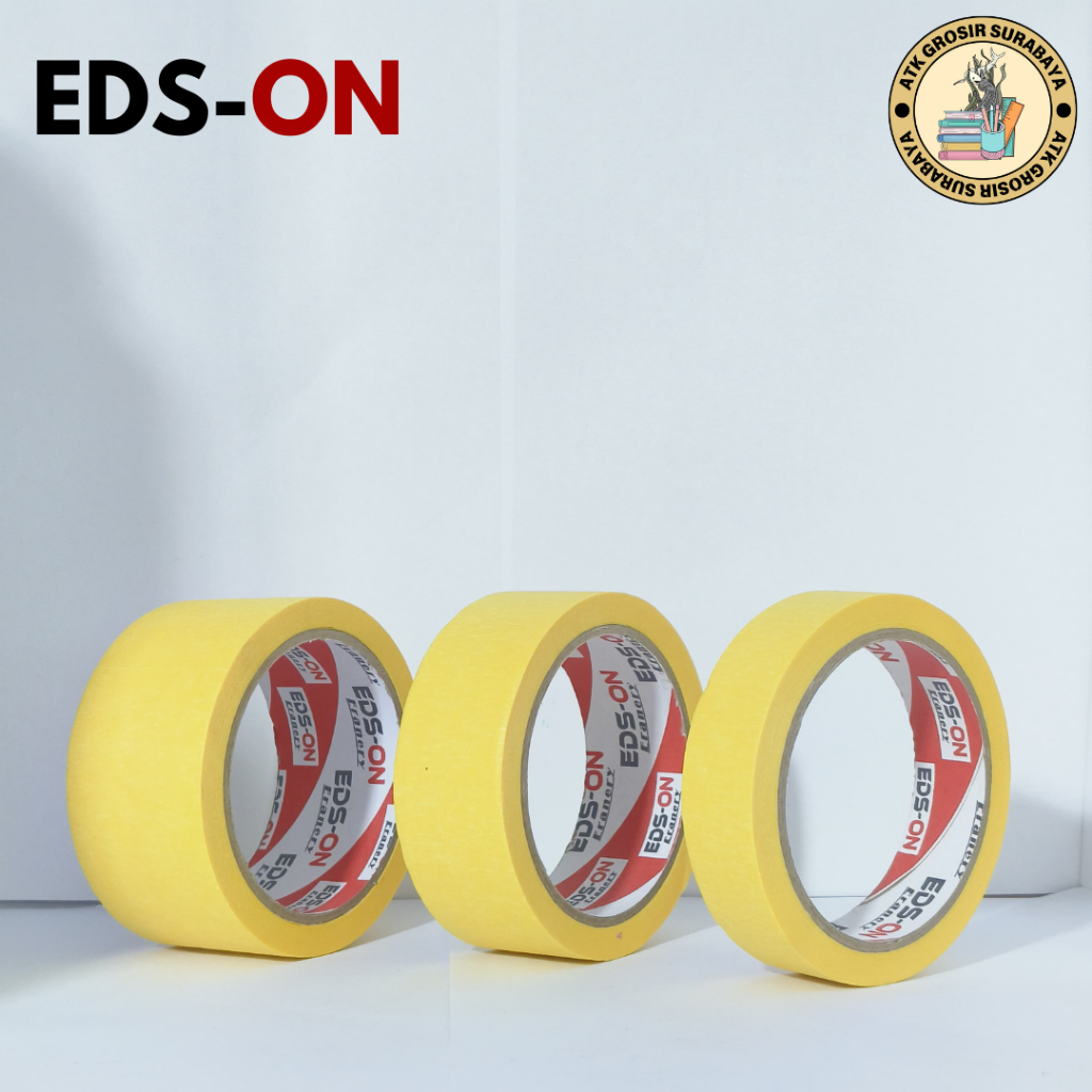 

Masking Tape Kuning EDS-ON – Perekat Kuat, Mudah Dilepas, Termurah