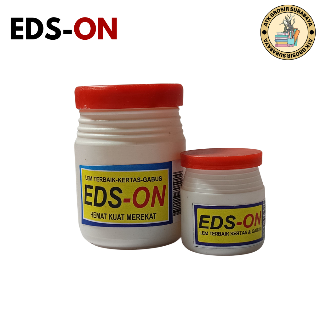 Lem Kertas EDS-ON | Lem Kertas Colek Ukuran Kecil & Medium – Praktis & Kuat
