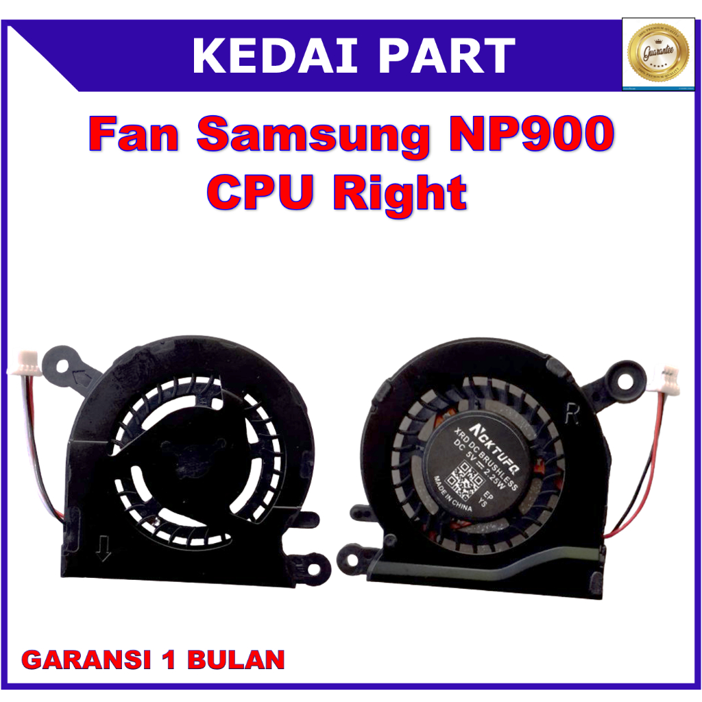 Fan Samsung NP900 NP900X3C NP900X3D NP900X3E NP900X3B NP900X3F CPU Right