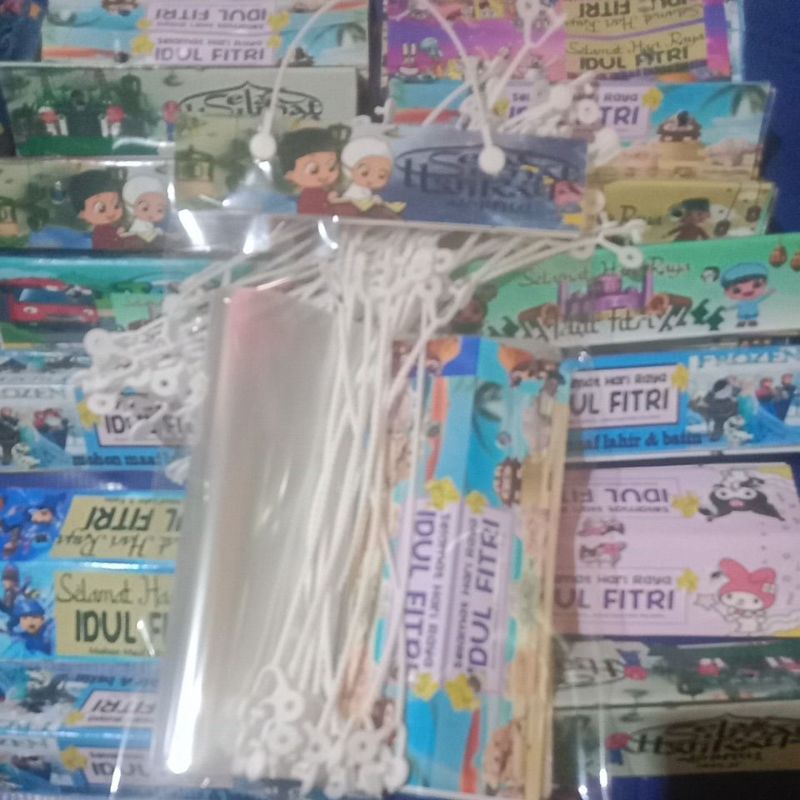 

bingkisan label snack lebaran, bisa request tulisan n foto
