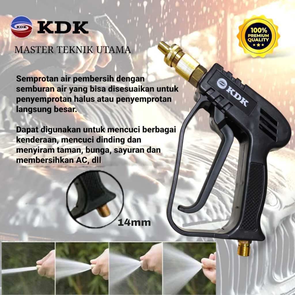 MURAH  KDK GUN JET STEAM CLEANER / GUN STEAMER NOSEL PENDEK / JET CLEANER