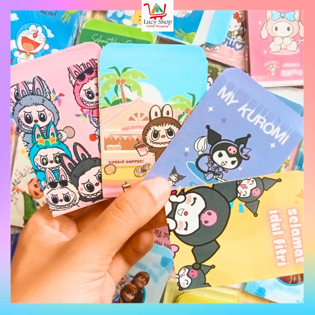 

Amplop Lebaran Idul Fitri Motif Kartun Karakter Lucu
