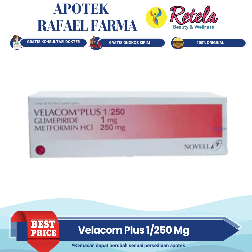 VELACOM PLUS 1/250 1 BOX 30`S ORIGINAL