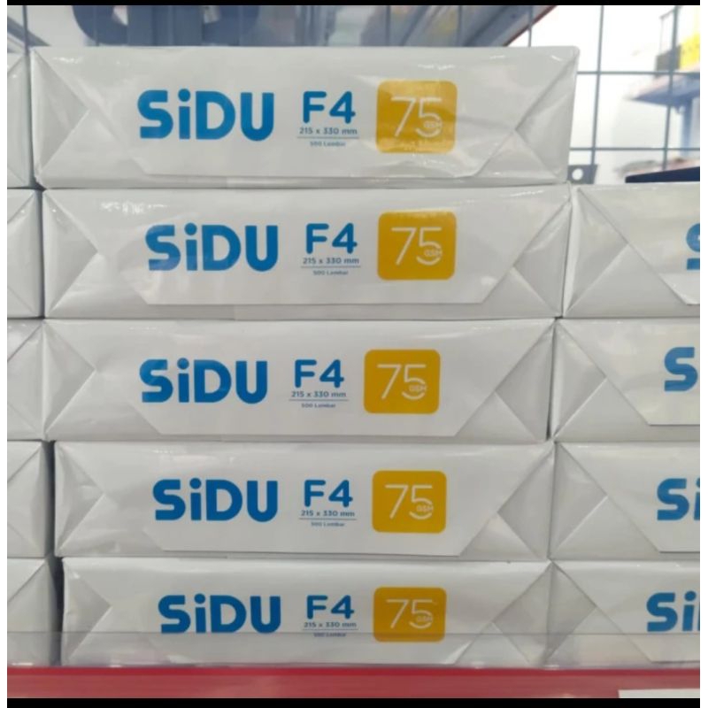 

Kertas HVS Sidu F4 75 Sgm