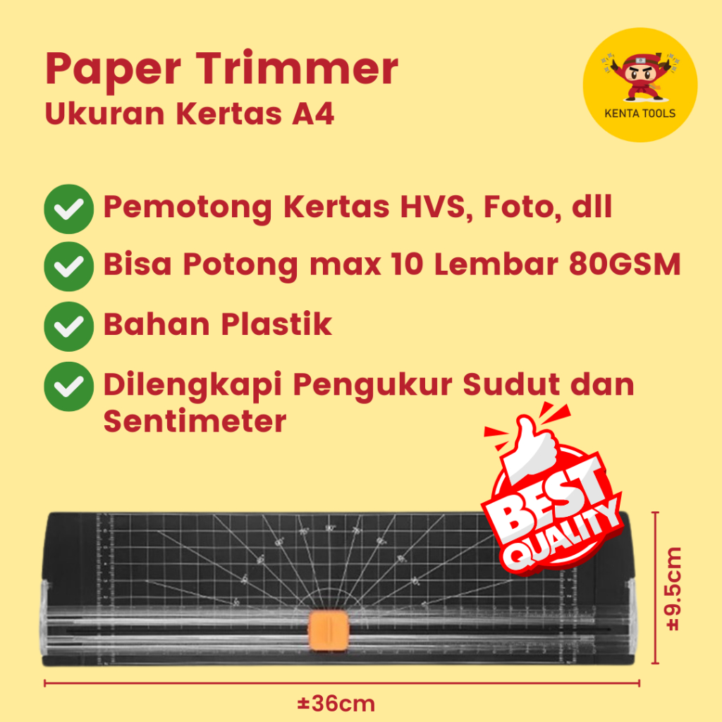 

Paper Trimmer Cutter Alat Potong Kertas HVS Foto A4 Pemotong Kertas