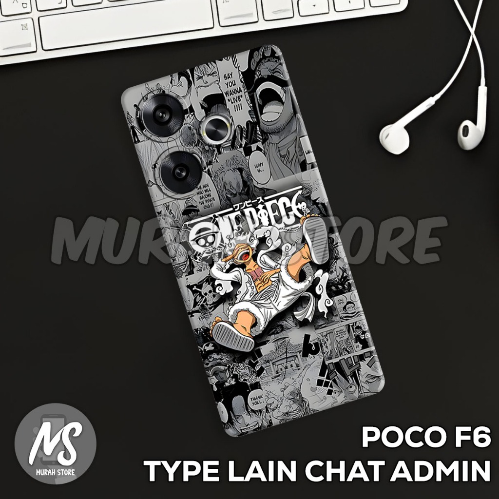 Softcase POCO F6 [MS1 Motif Gambar ANIME] Case POCO F6/TYPE HP LAINNYA/Casing/Silicon