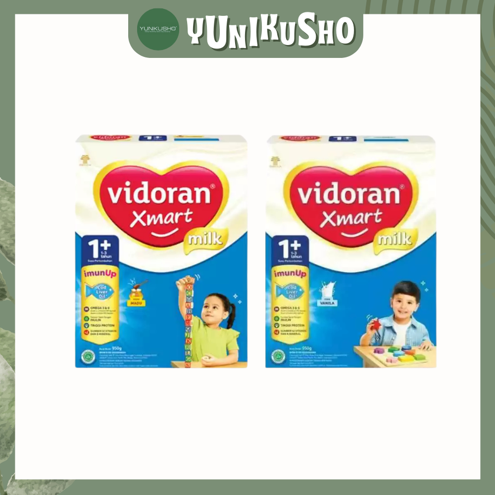 

VIDORAN Xmart 1+ Madu / Vanilla 925g Susu Pertumbuhan Anak