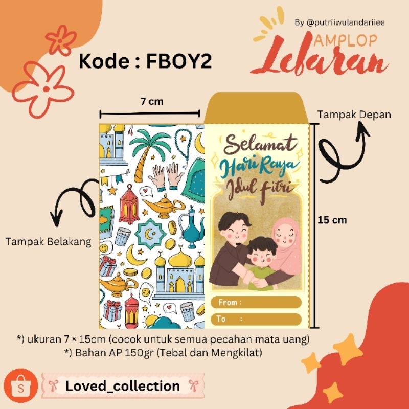 

(30PCS) (10PCS) AMPLOP LEBARAN UNIK / AMPLOP LEBARAN 2025