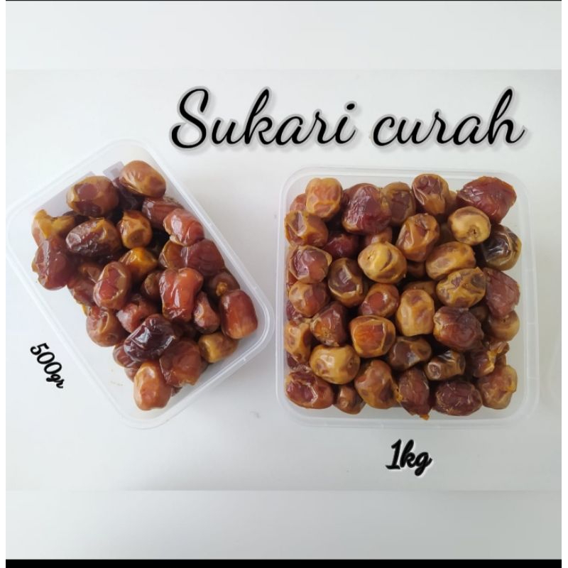 

KurmaSukariCurah500gram/ Sukari curah 1kg / Kurma Sukari Madinah /Kurma Madinah best seller