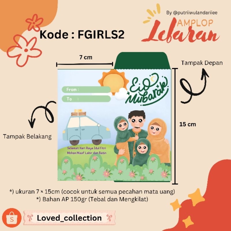 

(30PCS) (10PCS) AMPLOP LEBARAN UNIK / AMPLOP LEBARAN 2025