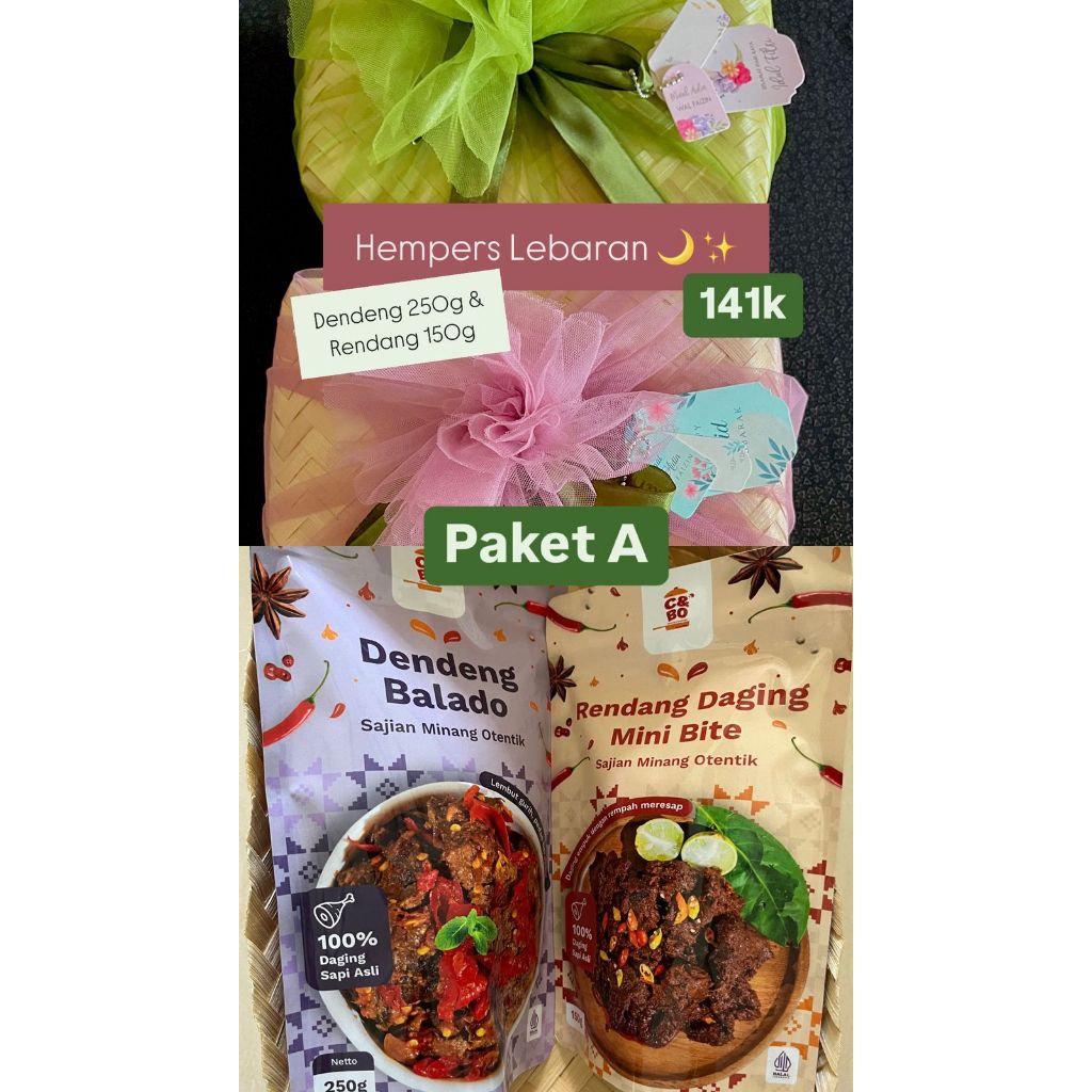 

HAMPERS LEBARAN PAKET A RENDANG DENDENG ASLI PADANG