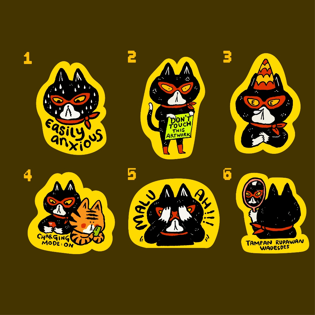 

Sticker Kocheng Keling Batch 1