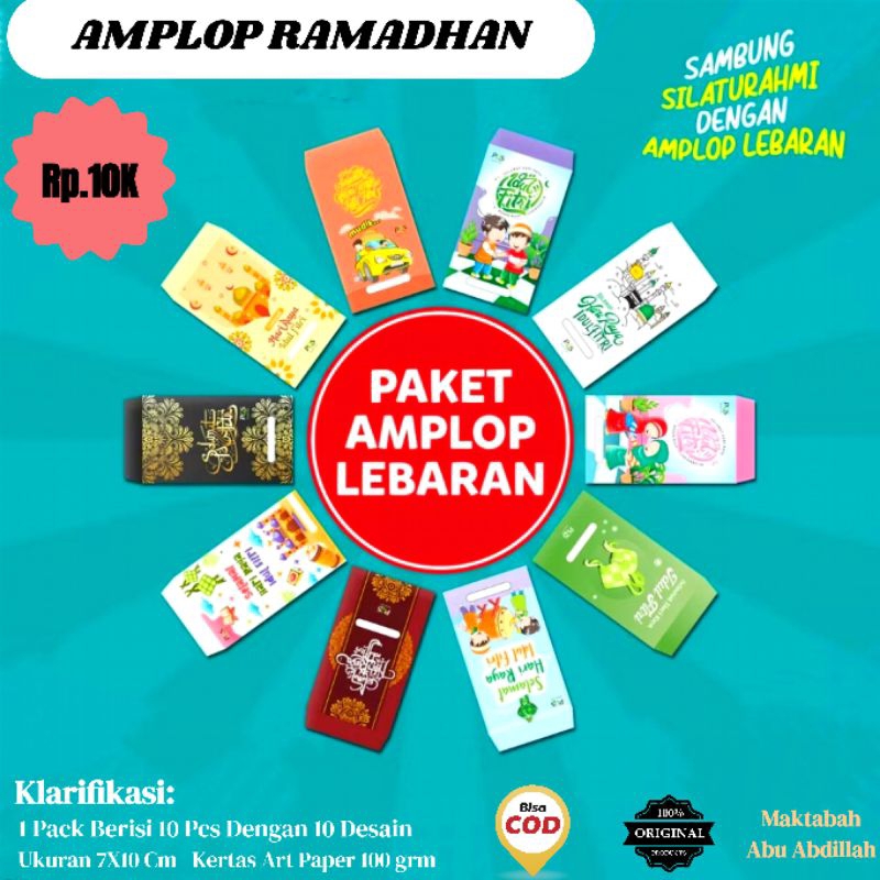 

AMPLOP RAMADHAN 10 PCS & BEBAS PILIH MOTIF COCOK UNTUK ANAK
