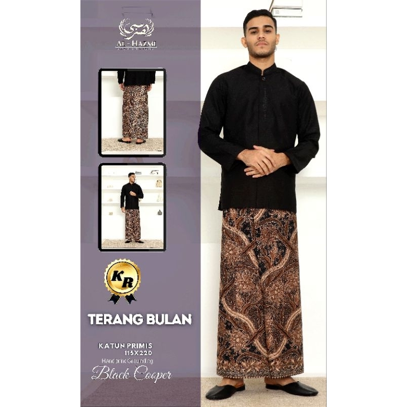 SARUNG BATIK TERANG BULAN TERBARU Keren/ Sarung batik Alhazmi / batik alhazmi / sarung dewasa / saru