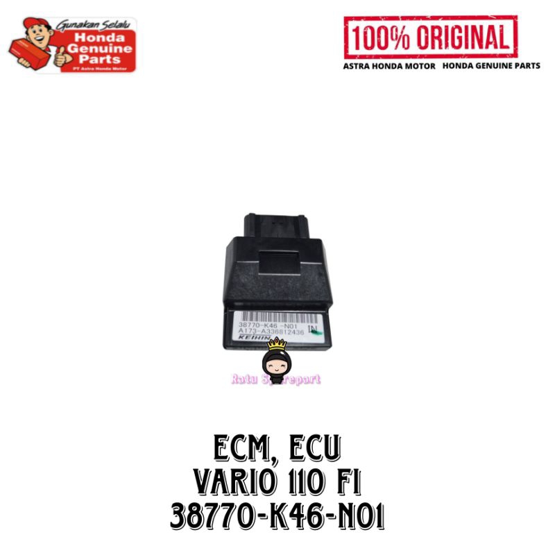 ECM, ECU Honda Vario 110 FI Original - 38770K46N01 - ECM VARIO 110 FI - ECU VARIO 110 FI - ECM Scoop