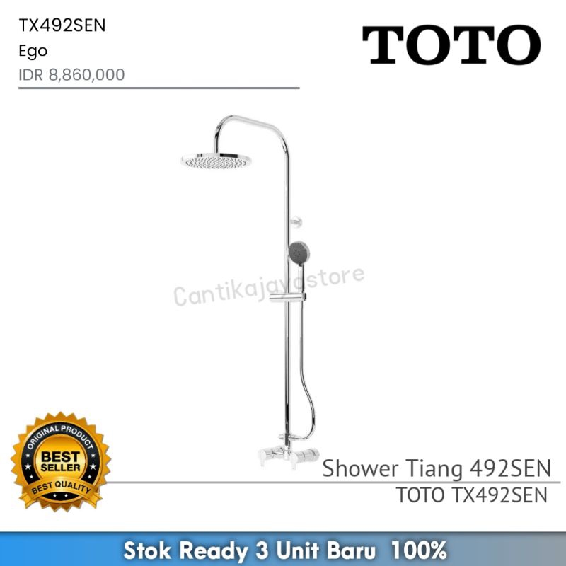 SHOWER TIANG TOTO TX492SEN TX 492SENI TX492 SEN | TX 492 Original Toto 100%