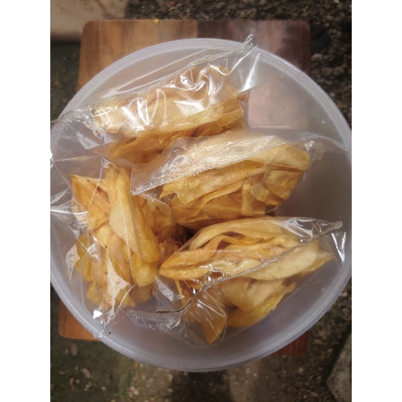 

kripik pisang + Toples 5 liter rasa manis dan asin