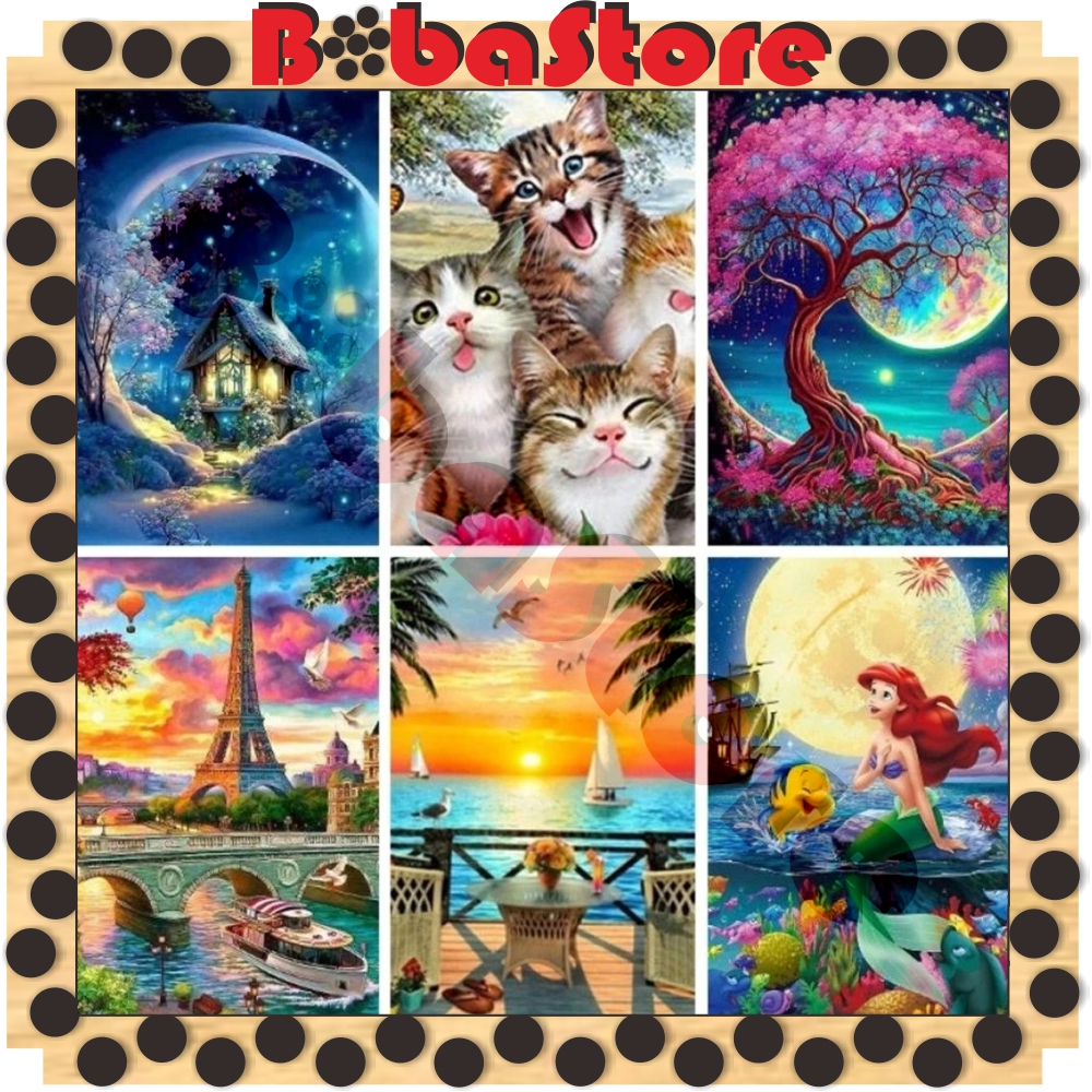 

⭐Bobastore⭐ 5D DiamondPainting Set DIY Diamond Painting【 30 x 40 】Full Drill Kit Craft R1191