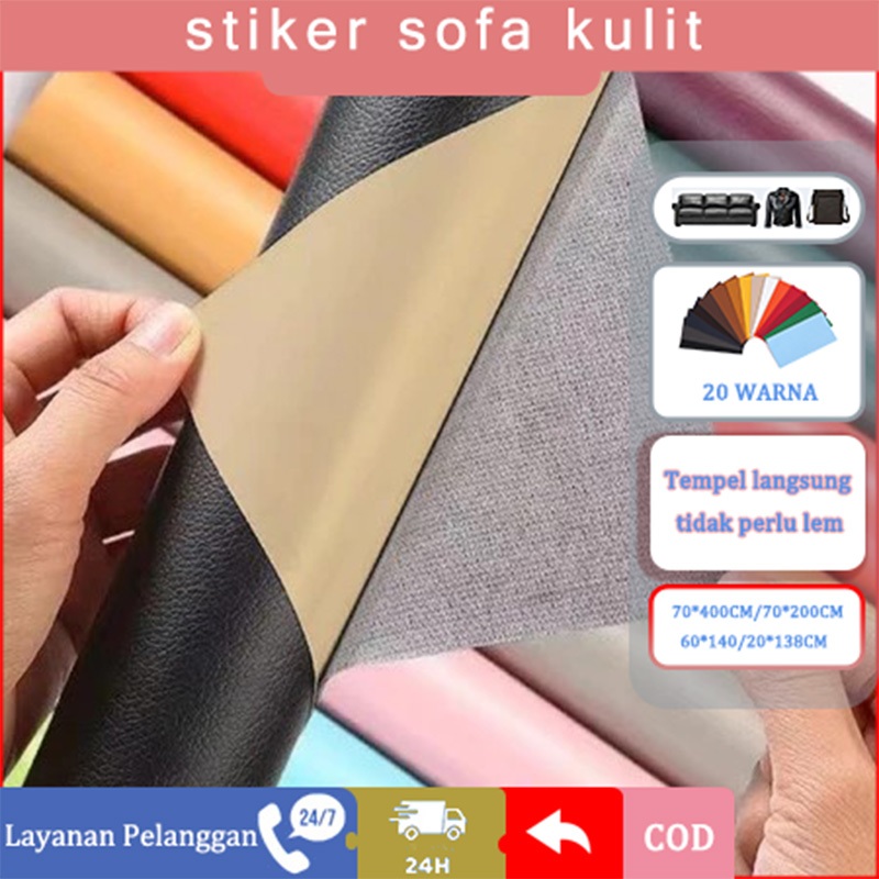 sofa kulit Lem sofa kulit Sticker Kulit Sofa Leather Repair Sticker Cover Perbaikan Kulit Yang Rusa