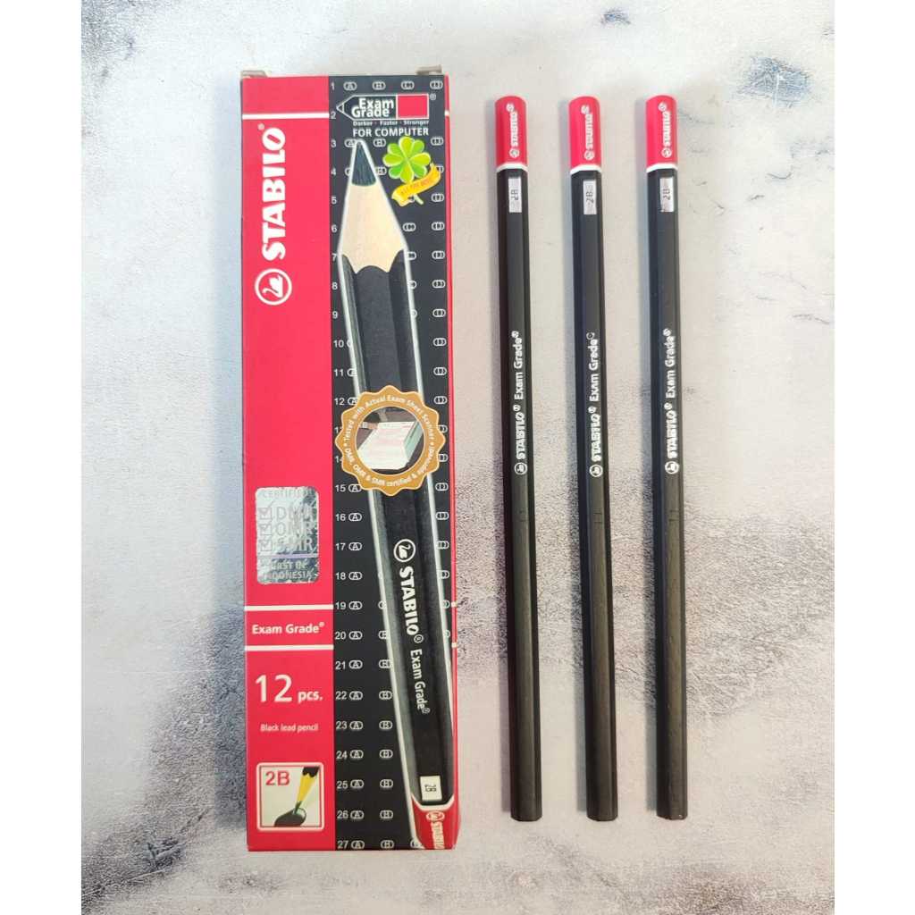 

Stabilo Pensil 2B Hitam ( 1 Pak / 12 Pcs )