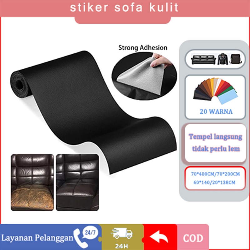 COD stiker sofa kulit kursi sofa rekat stiker kulit sofa perekat meteran stiker jok kursi kulit