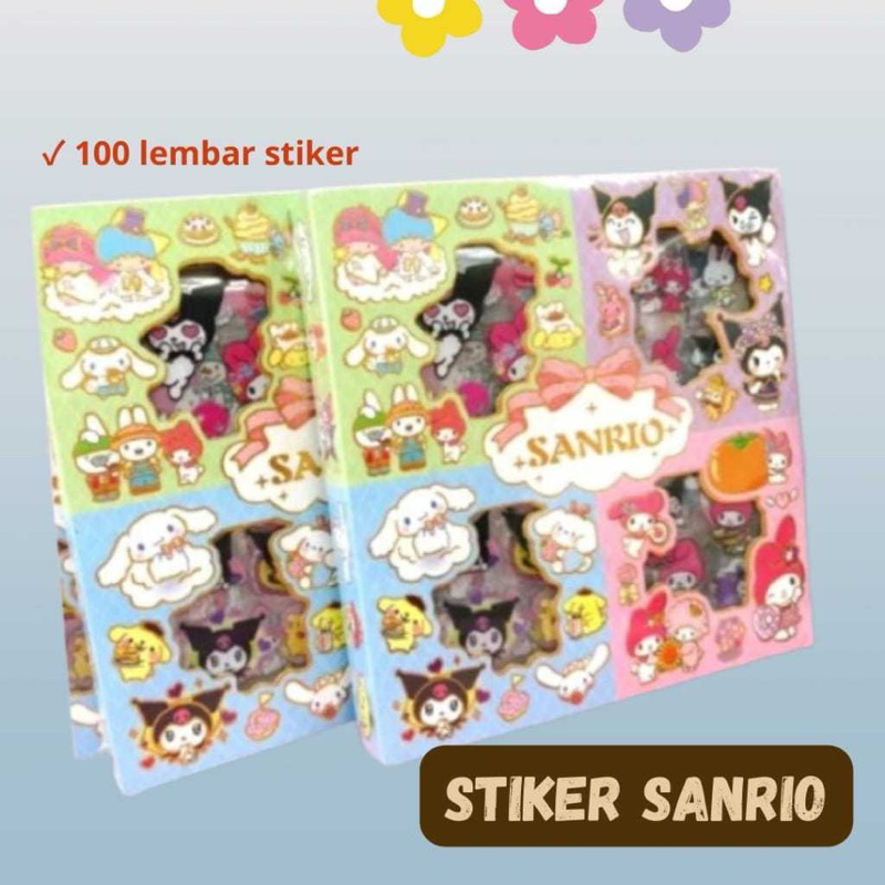 

STICKER SANRIO KARAKTER KUROMI CINNAMOROL KUNSKY SKYNANI IMININA || SRICKER TEMPEL MURAH KUROMI