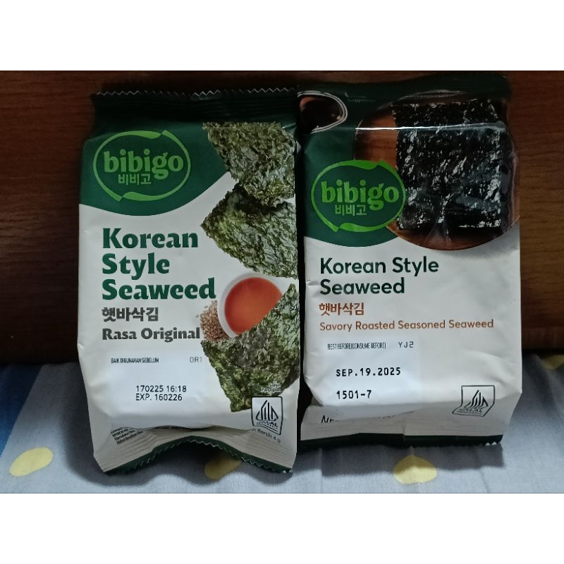 

PAKET 10 BUNGKUS BIBIGO SEAWEED KOREAN STYLE