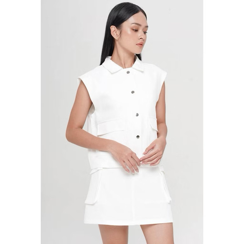 Love and Flair Marea top white