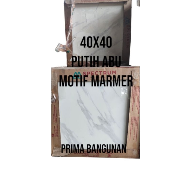 keramik lantai UKURAN 40x40 motif ABU marmer