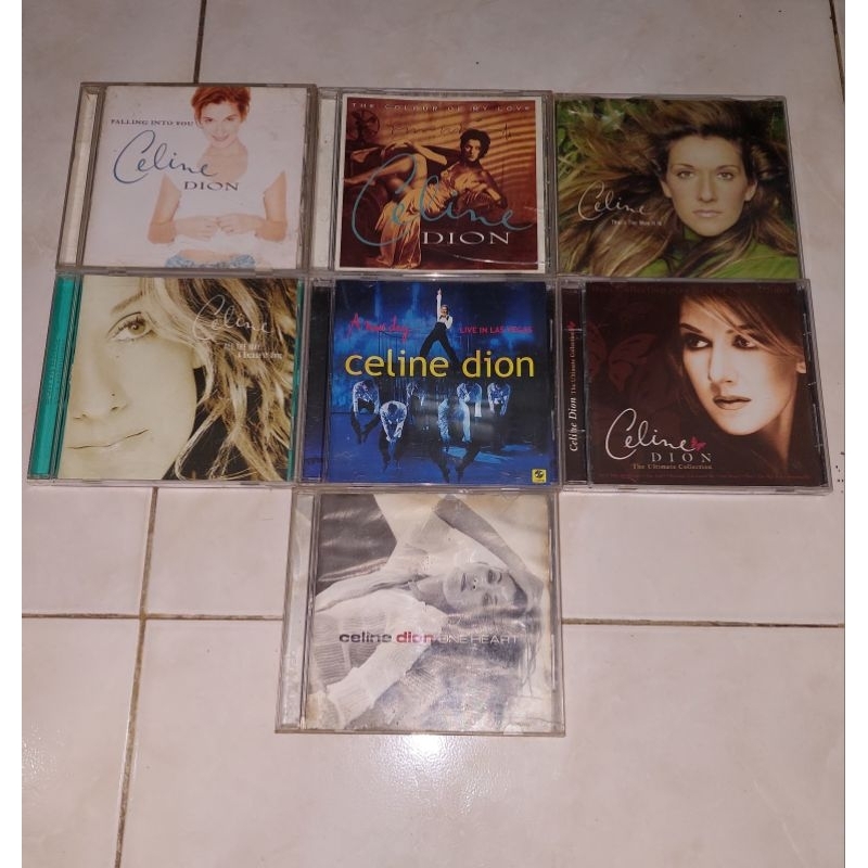 cd CELINE DION album Falling Into You / The Colour Of My Love / That's The Way It Is / All The Way :