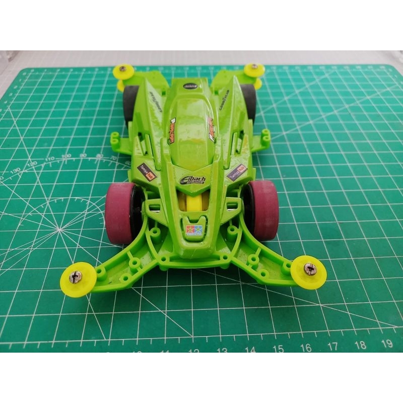 Tamiya STBO ( STB UP ) DCR 02 Chassis MA Hijau / Green Body Custom RTR Siap Race