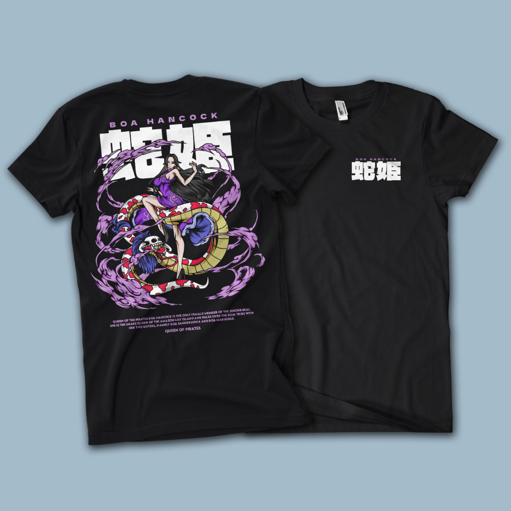 T-Shirt Kaos Anime One Piece Boa Hancock
