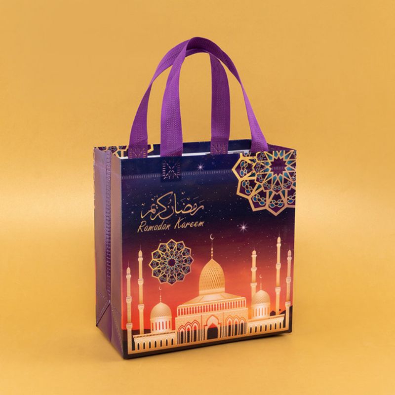 

Tas Parcel lebaran Mika Premium tas hampers Goodie bag lebaran murah ungu atau biru kualitas bagus