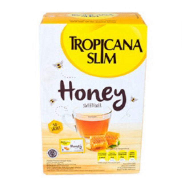 

TROPICANA SLIM SWEETENER HONEY BOX 50x2.5GR