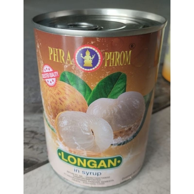 

Longan In Syrup 565 g "Phra Phrom" / Buah Kelengkeng / Kalengkeng / Longan / Longan in Can / Kelengkeng Non GMO 1 kaleng 565 gr