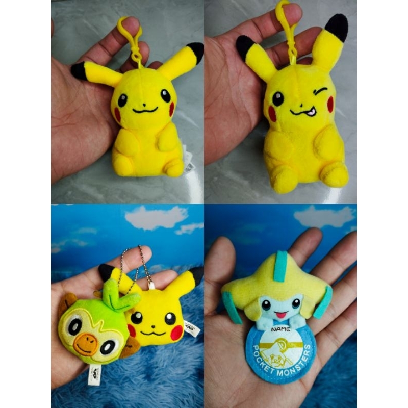 NINTENDO & BANPRESTO POKEMON KEYCHAIN Gantungan Kunci Keychain Pokemon Pikachu Squirtle Charmander
