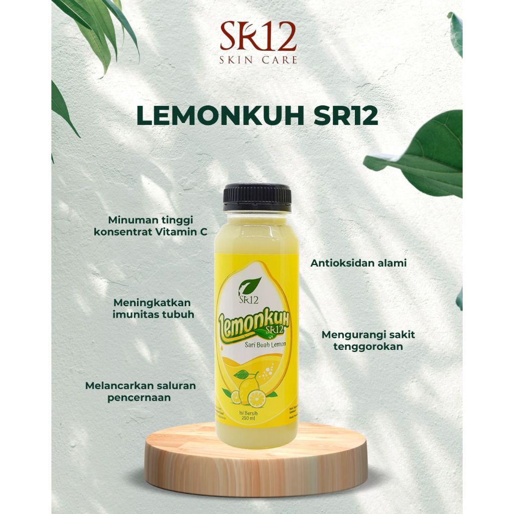 

lemonkuh sr12 herbal minuman tinggi konsentrat vitamin c sari buah lemon 250ml