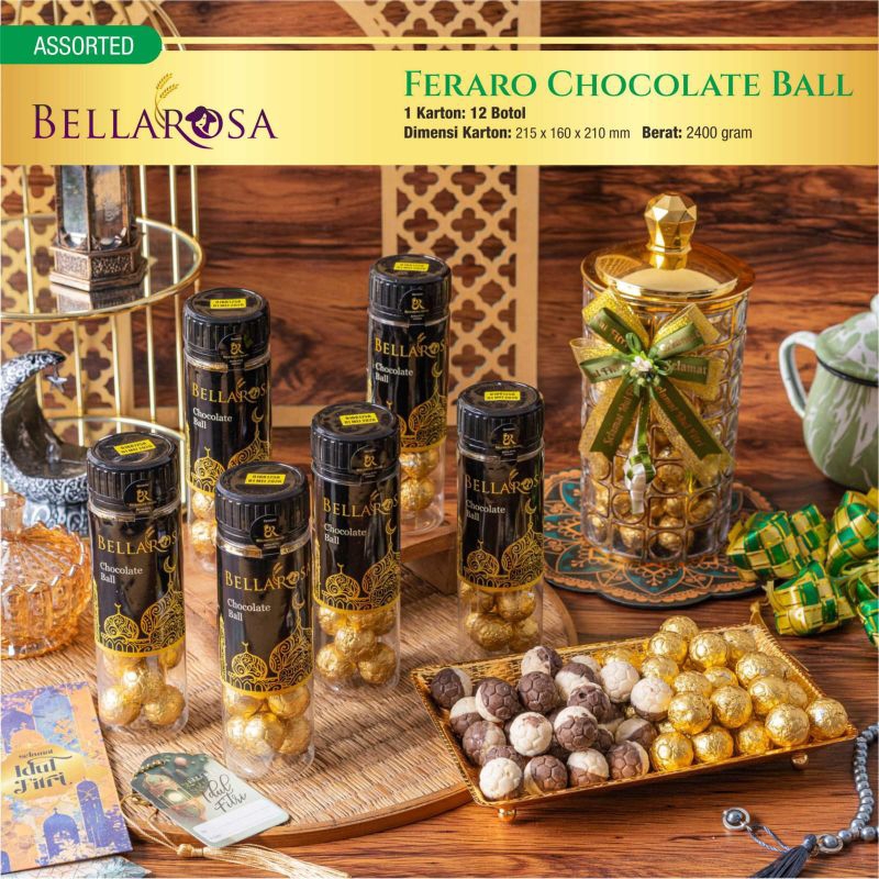

BELLAROSA PAKET FERARO CHOCOLATE BALL Parsel Lebaran Hampers Idul Fitri