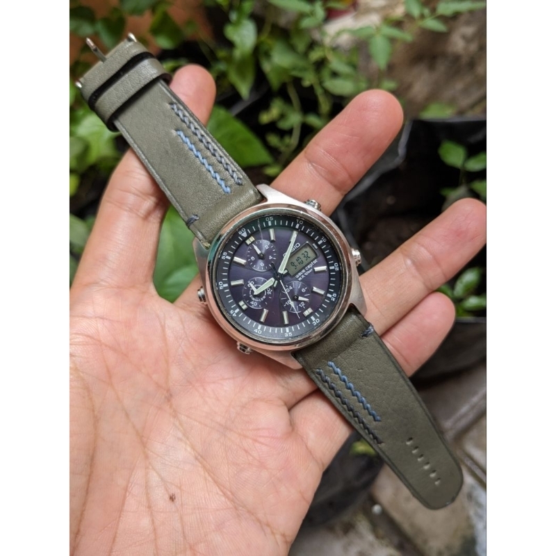 Casio Wave Ceptor wvq 500dj kaca baret seperti difoto