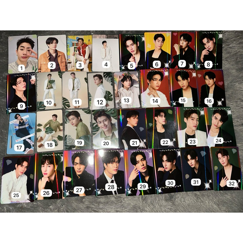 Photocard dan CC pond phuwin all aktor gmm