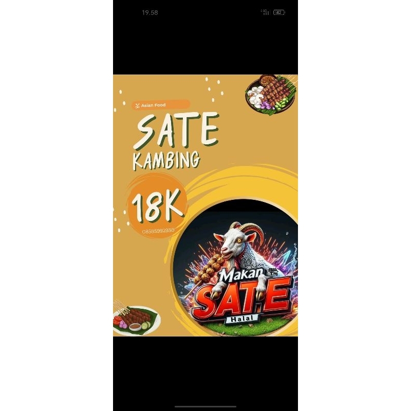

sate kambing jaya