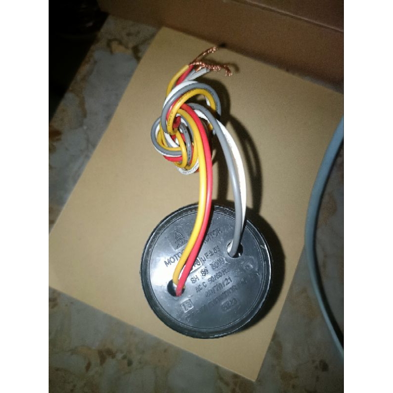 Kapasitor Mesin Cuci Dua Tabung 13Uf +6Uf Original