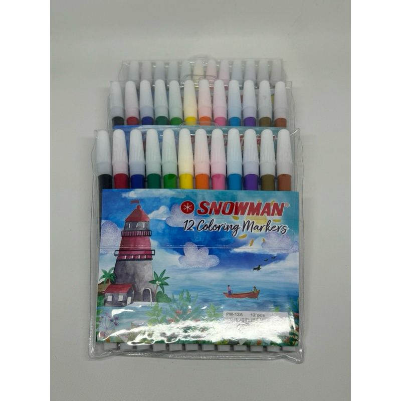 

Spidol Snowman 12 Warna PW12A