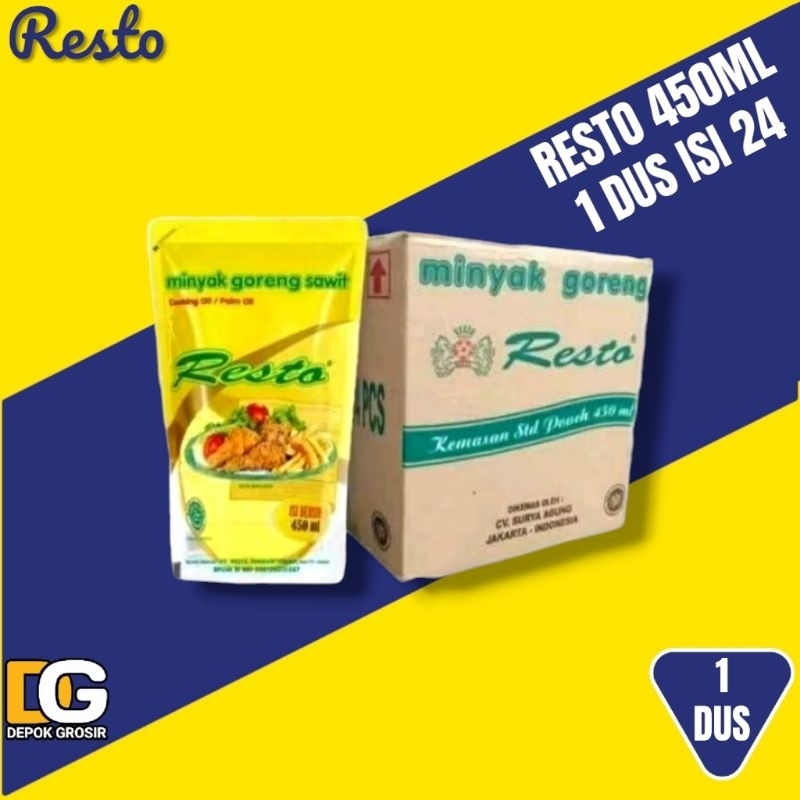 Minyak Goreng Resto 1 Dus isi 24